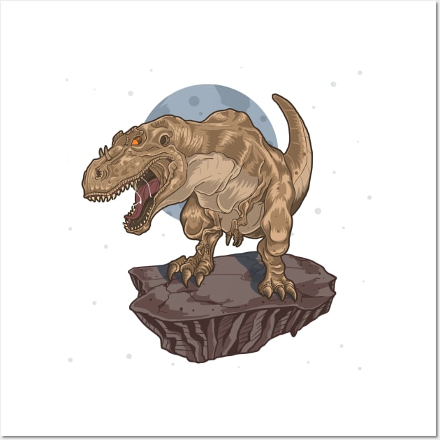 Jurassic World Super Colossal Tyrannosaurus Rex Scream Wall Art by leenhat